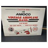 Amoco vintage airplane bank