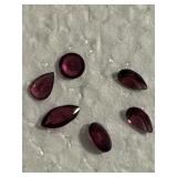 Collection of (6) Gems