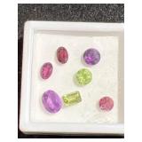 Collection of (7) Gems (assorted sizes, colors,