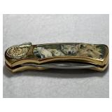 Wolf Themed Knife