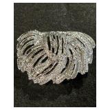 Fancy Vintage Silver Tone Brooch