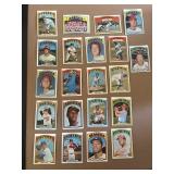 (21) Vintage 1970ï¿½s Baseball Cards