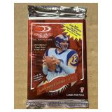 Vintage UNOPENED Pack Football Cards