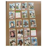 (20) Vintage Baseball cards