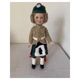 Vintage Doll on Stand