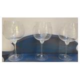 Vintage Crystal Stemware Glasses