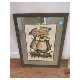 Framed Hummel Art