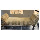 Vintage Rolled Arm Bench / Lounge