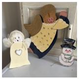 Lot of Hand Carved Hand Hand Painted Wooden
