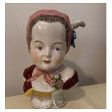 Antique Porcelain German Lady Statue