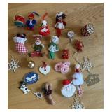 Collection of Holiday Ornamental Items