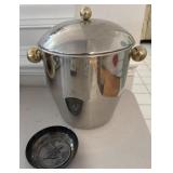 Vintage Ice Bucket & Small Tray