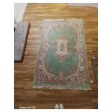 Sculptured Floral Aubusson Carpet