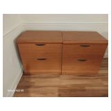 (2) 2-Drawer Cabinets