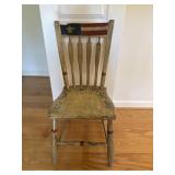 Antique "Old Glory" Plank Bottom Arrow Back