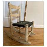 Antique Childï¿½s Ladderback Rocker
