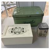 Lot of Wooden & Metal boxes
