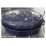 Vintage Enameled Roaster Pan