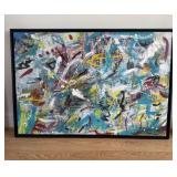 Framed Artist Signed Contemporary Art