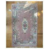 Sculptured Floral Aubusson Carpet