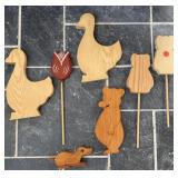 Lot of Wooden Art (Animals, etc...)