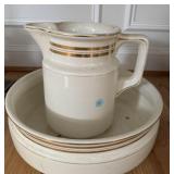 Vintage Wash Bowl & Pitcher Set