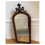 Antique 19th Century Hand Carved Mirror