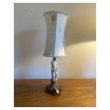Vintage Figural Lamp with Shade