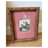 Fancy Gold Framed Castle Art