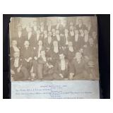 Vintage Photograph Banquet Balt. Univ. 1895