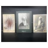 3 Vintage Photographs ,2 on Cards