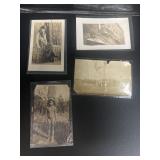 3 Vintage Postcard Photographs 1 Photo