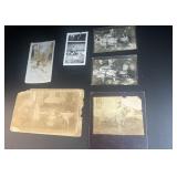 (6)  Vintage Photographs of Animals Etc