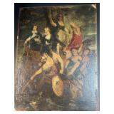 Vintage Hand Painted Board