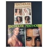 3 menï¿½s magazines (Penthouse)