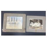 (2) Vintage Photographs  on Card 1/1931