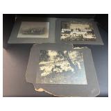 (3) Vintage Photographs on Cards