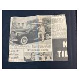Vintage postcards album