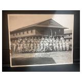 Vintage Photograph Military Headquarters