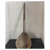 Vintage Carved Wooden Ladle