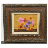 Matted & Framed signed Oil Painting