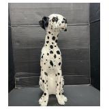 Glazed Ceramic Dalmatian  Figurine