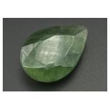 Green Teardrop Gemstone