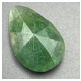 Green Teardrop Gemstone