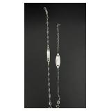 2 Sterling Silver Bracelets