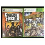 XBOX GUITAR HERO 3 & BORDERLANDS 2