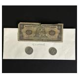 Vintage Ecuador currency