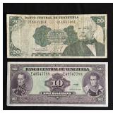 Venezuelan banknotes