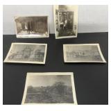 (5) B&W Photographs  w/ Descriptions