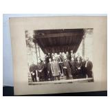 Vintage B&W Photograph on Card